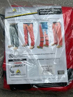 Chainsaw Chaps and Hard Helmet