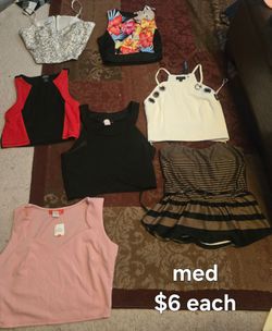 Womens tops (size medium) new and used.    Arlington 76014