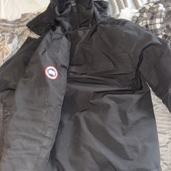Canada Goose Pre Owned Men’s Furless Hoodied Coat 
