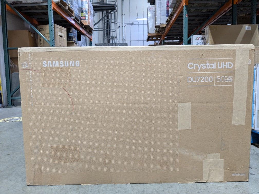Samsung 50” Class DU7200 Series Crystal UHD 4K Smart Tizen TV (2024) - UN50DU7200FXZA