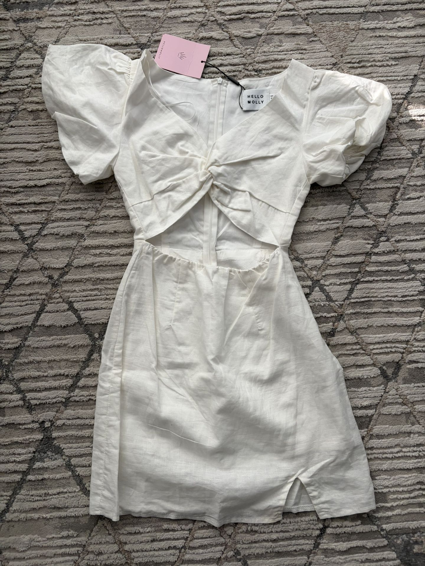 White Mini Dress, Size XS