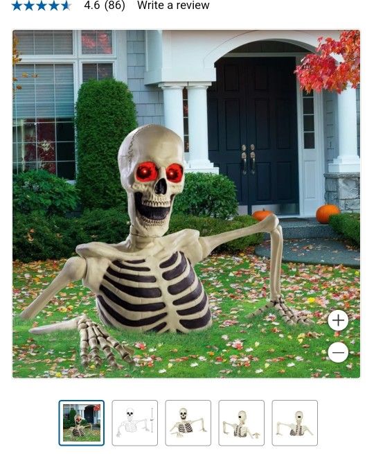 Costco Giant Ground Breaking Skeleton