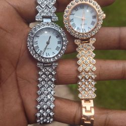 Women's Luxury Jewelry Watch Set 5pc 