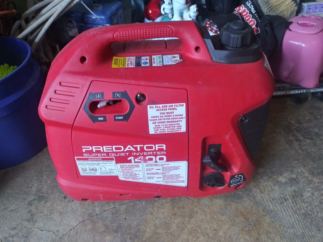 Predator 1400 Generator Inverter for Sale in Lewis Mcchord, WA OfferUp
