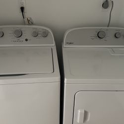 Whirlpool Washer & Dryer  