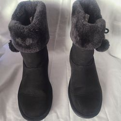 Big girl's faux boots