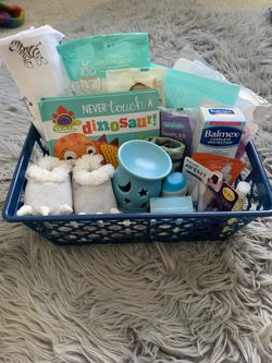 Baby boy basket