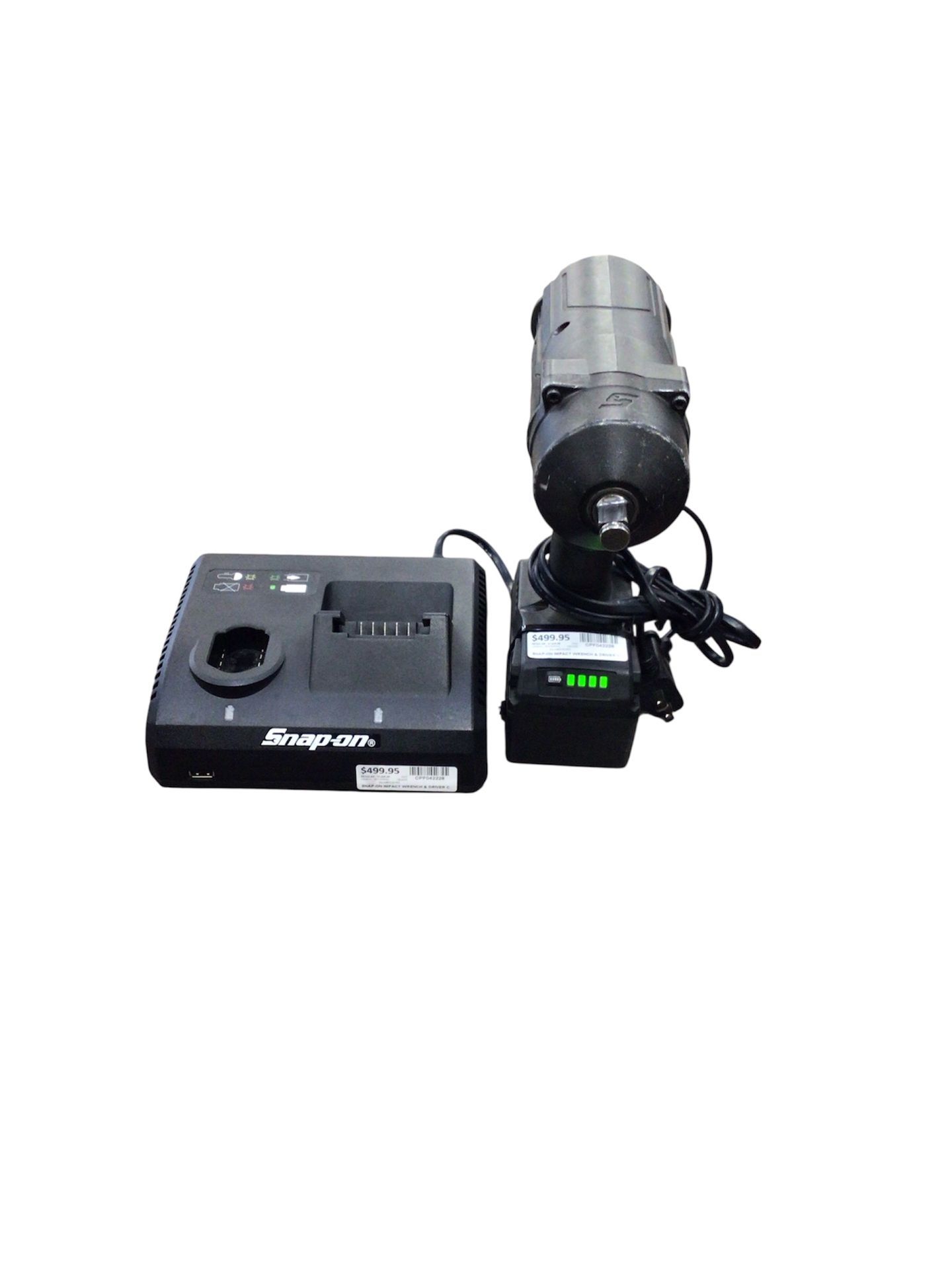 Snap On 18V 1/2 Drive Monster Lithium Cordless Impact Wrench (One Battery Gun Metal)