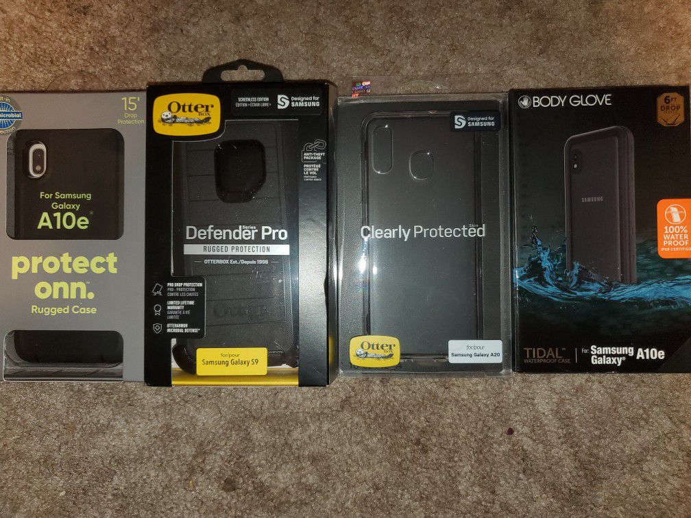 Samsung phone cases and screen protector