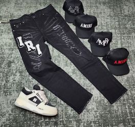 Black Amiri Pants Men 