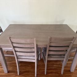 Ashley furniture tall dining table And 4 Chairs 59 w 30 h