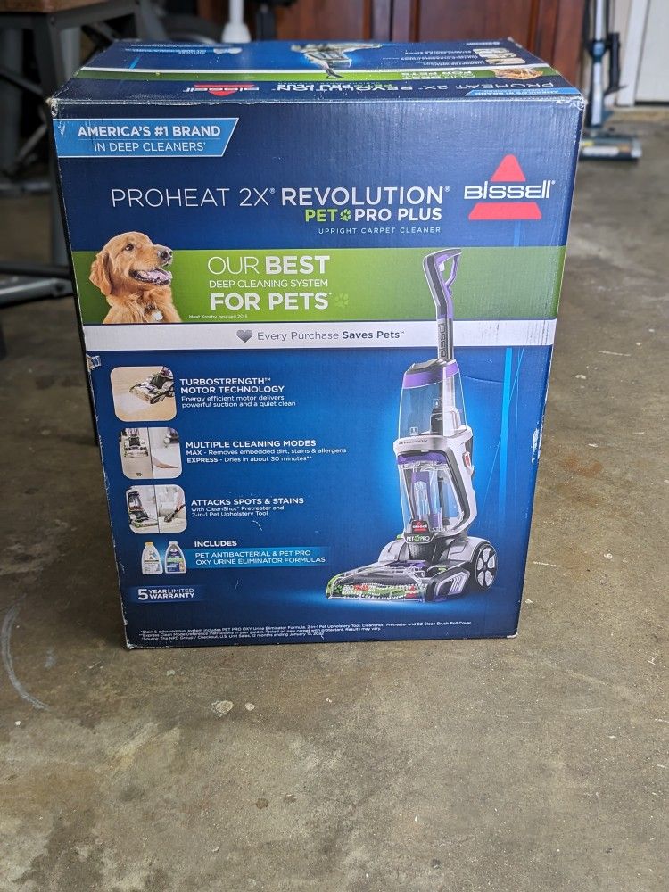 BISSELL ProHeat 2X Revolution Pet Pro Plus, 3588, Upright Deep Cleaner (Purple)