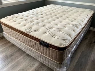 Ck Organic Cloud Edition Europillow Top 12inch Mattress