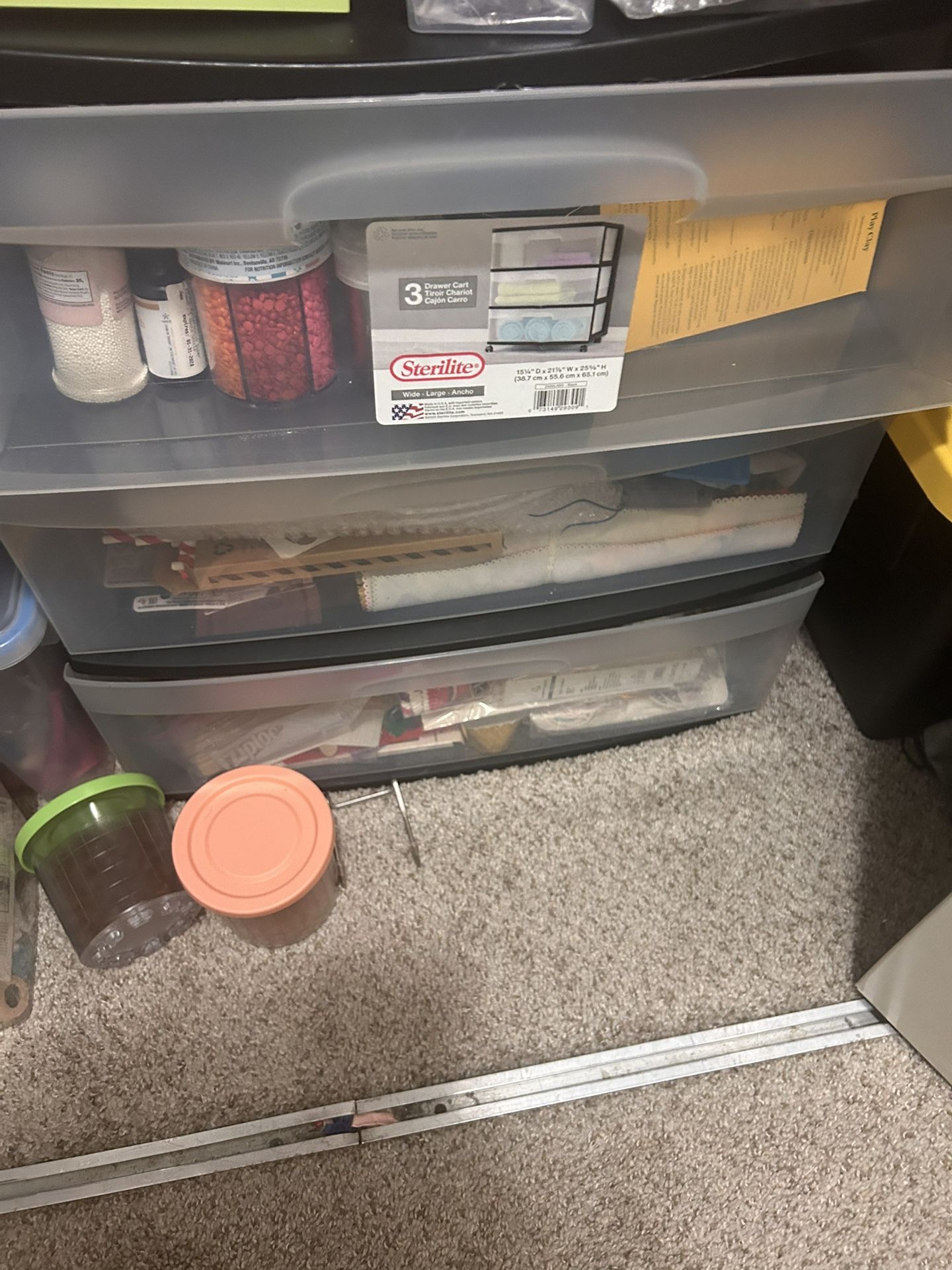Plastic 3 Drawer Dresser