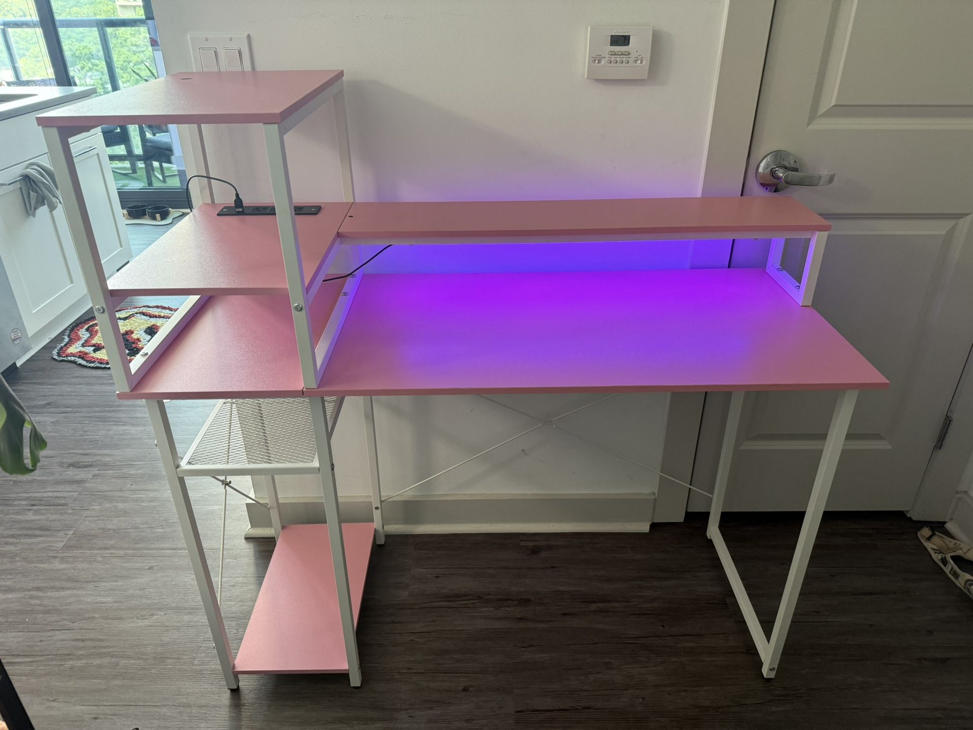 Pink LED DESK