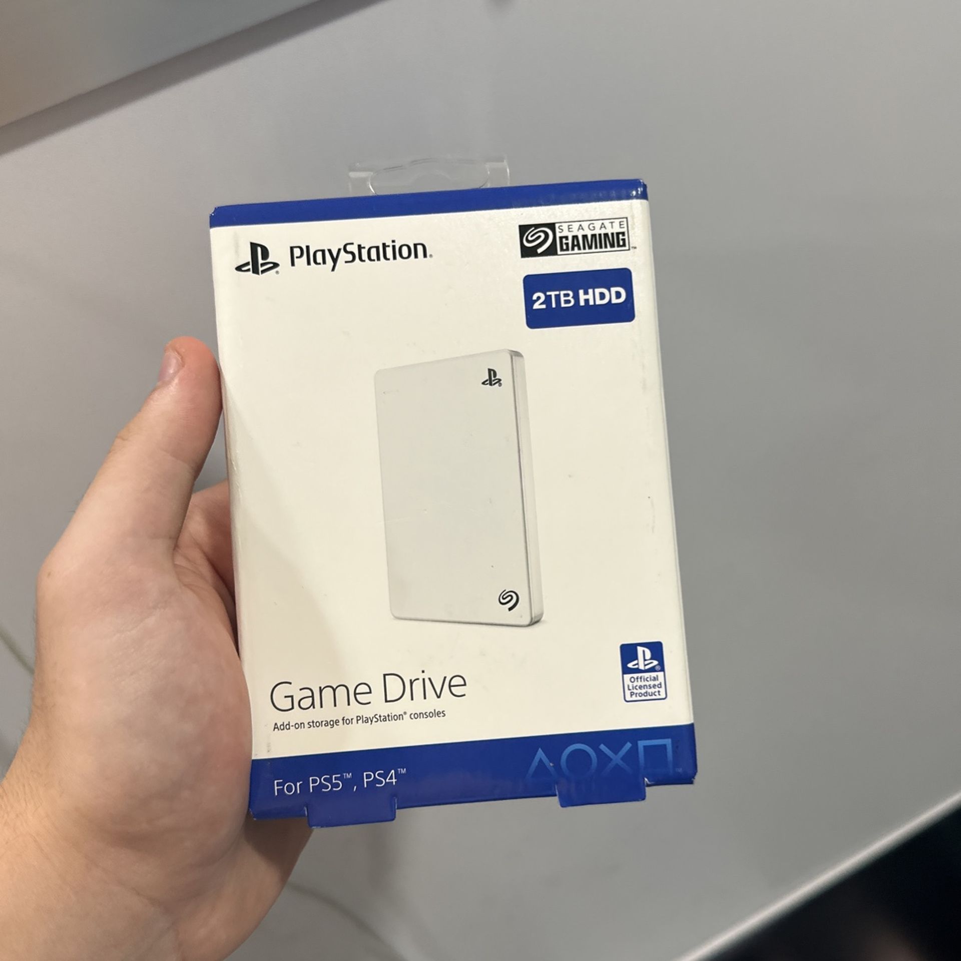 Seagate PS4 2TB Game Drive Add-On Storage Seagate 2TB Portable HDD PS4用