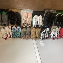 Shoes size 9.5-10.5 Jordan ,Nike , adidas