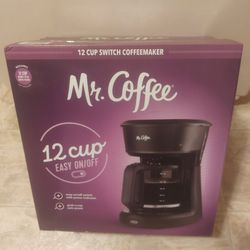 Mr Coffee 12 Cup Switch Coffee Maker  New In The Box 
