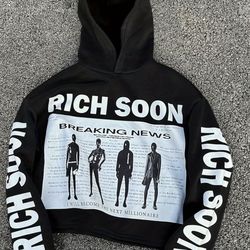 Rich soon hoodie xl