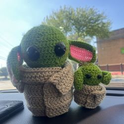 Crochet Yodas