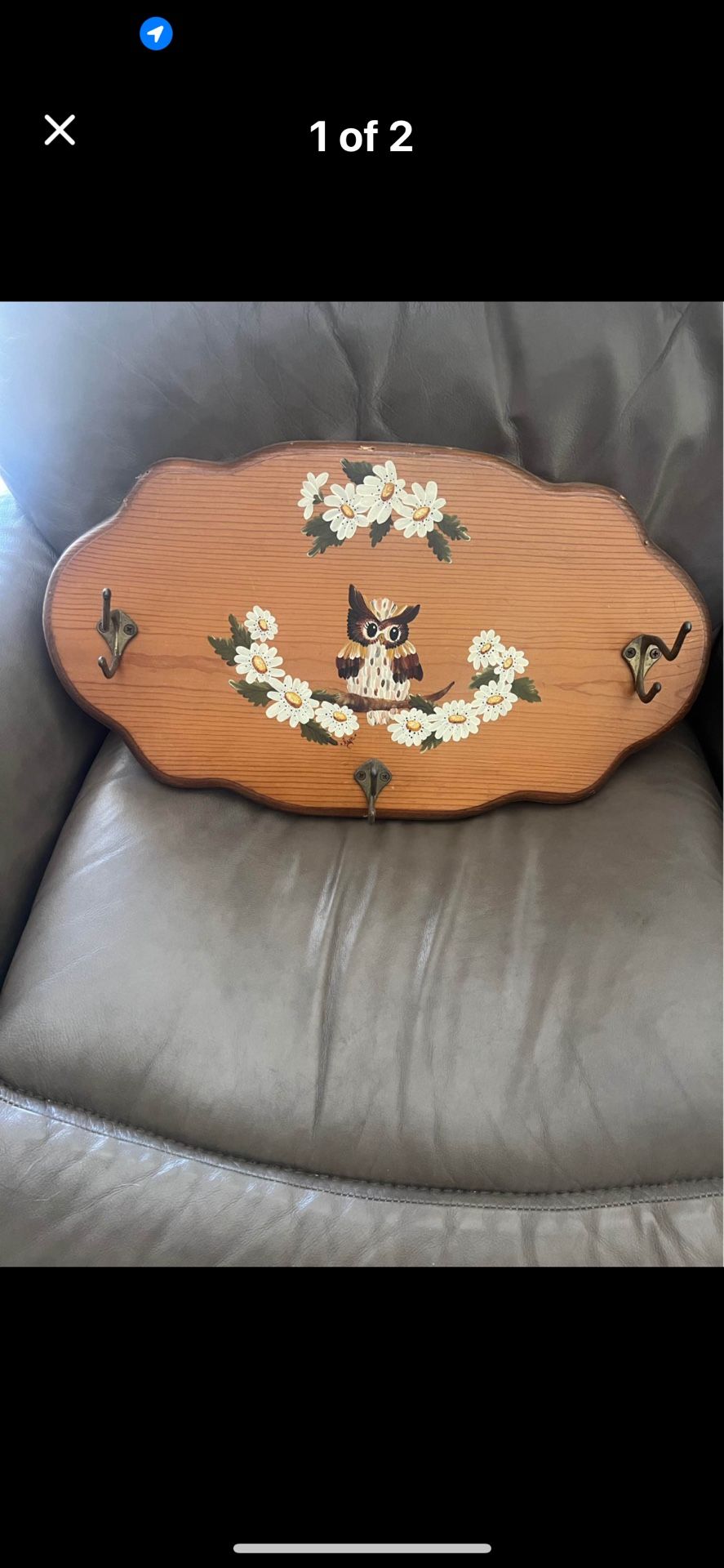 Vintage wall rack
