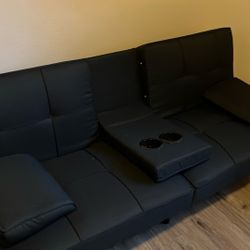 All Black Futon