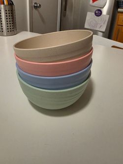 4 unbreakable bowl set