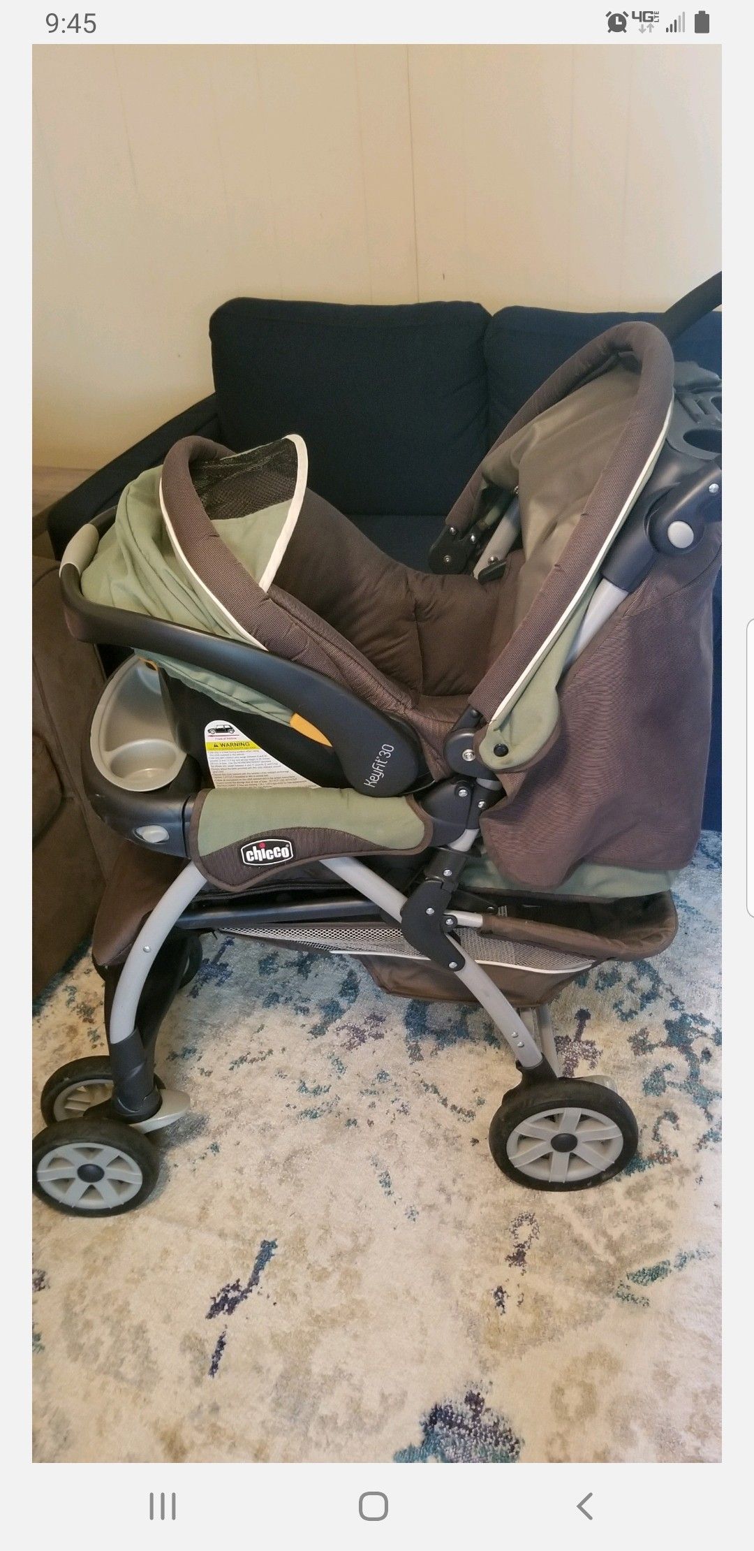 Chicco KeyFit 30 travel system (car seat and stroller combo)