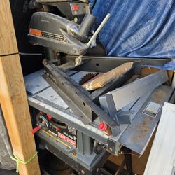 Craftsman Table Saw With 9"Radial Arm And Accessories