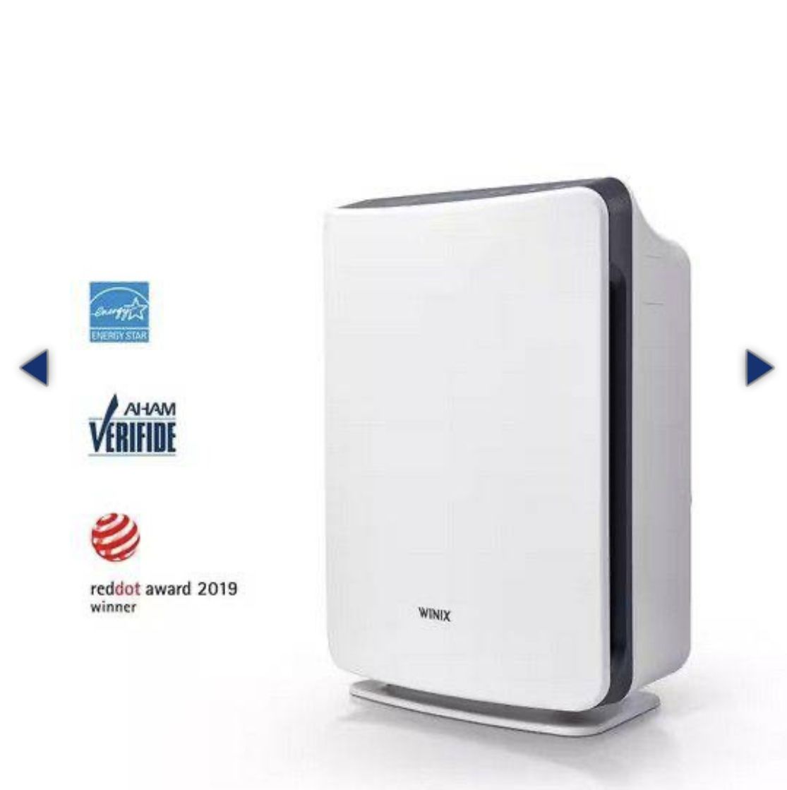 Winix D360 True HEPA 3 Stage Air Purifier , AHAM Verified for 360 sq ft. (Retail $149.00)