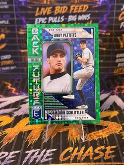 2026 Donruss Elite Andy Pettitte Cameron Schlittler #4 Green Disco Yankees