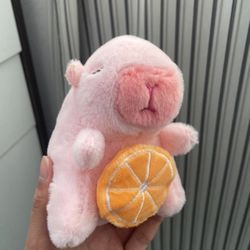 Capybara Plush Keychain