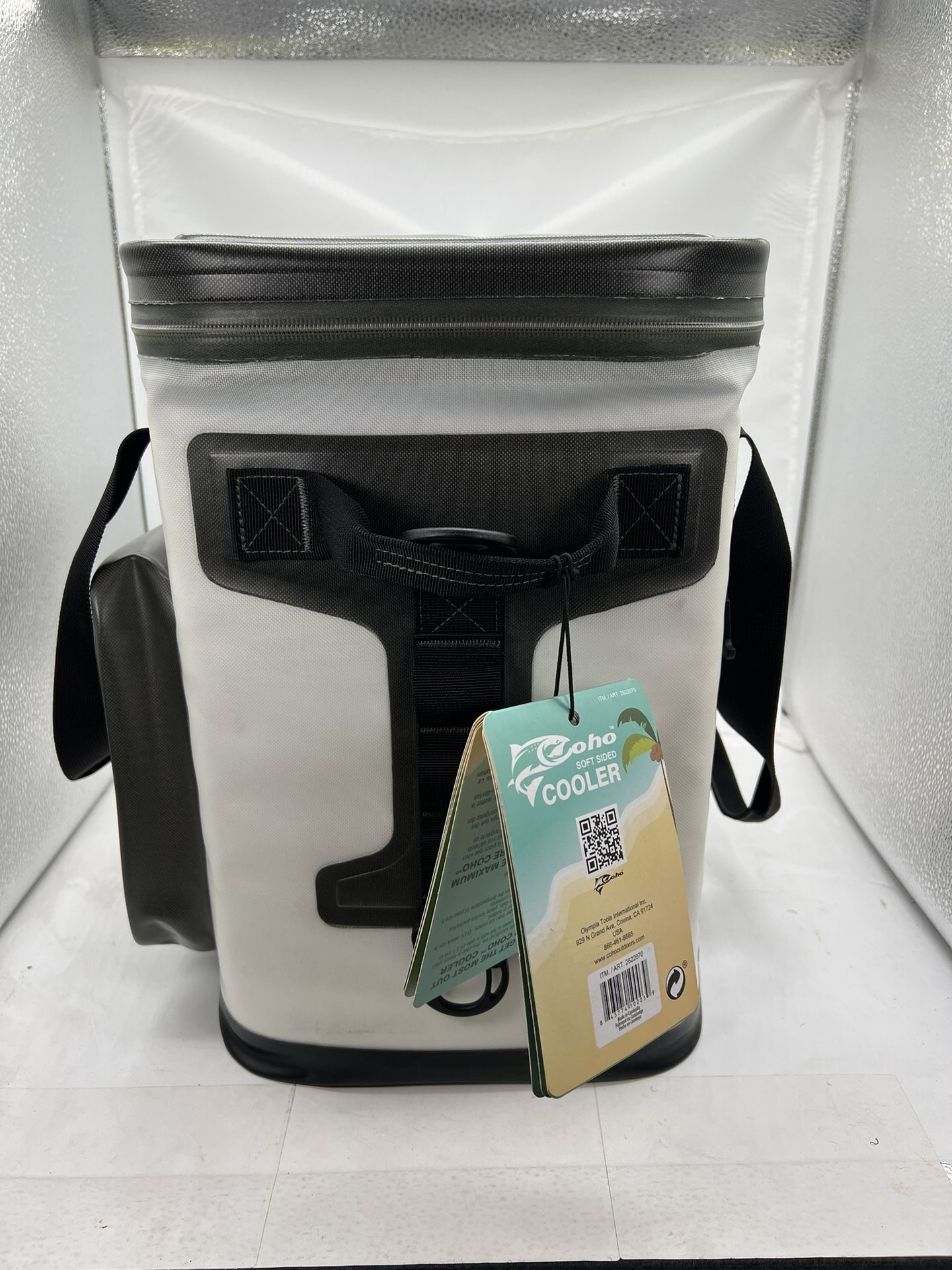 Coho Cooler 30 Can Sales (Coho 24 Can Softside Cooler in White)