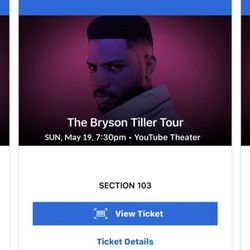 Bryson Tiller   Tour Sunday May 19th 