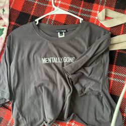 “Mentally Gone” Cropped Tee 