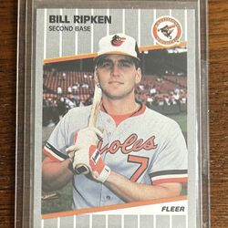 1989 Fleer Bill Ripken Black Box Variation