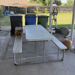Picnic Table With Benches