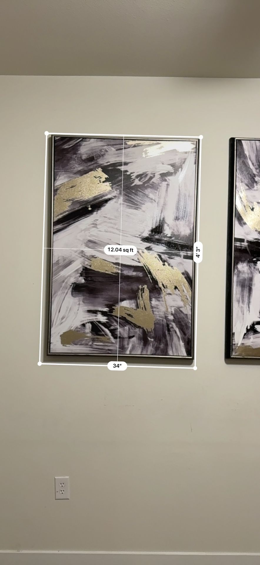 Two Identical 4 Foot Paintings