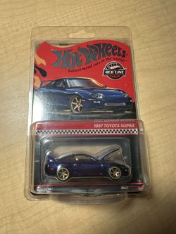 RLC Hot Wheels Collectors 1997 Toyota Supra Midnight Blue Opening Hood