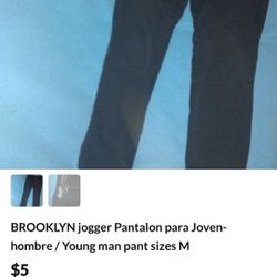 BROOKLYN jogger Pantalon para Joven-hombre / Young man pant sizes M