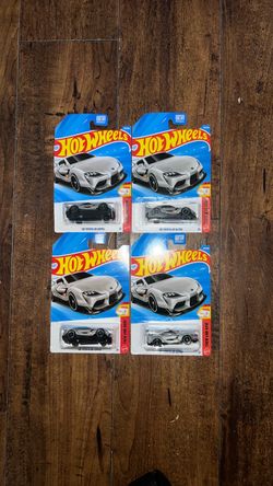 Hot Wheels '20 Toyota GR Supra – Lot of 4