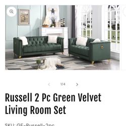 Green Sofas (set)