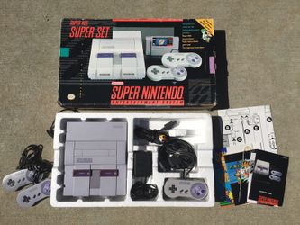  Super Nintendo Console (SNES System) : Unknown: Video Games