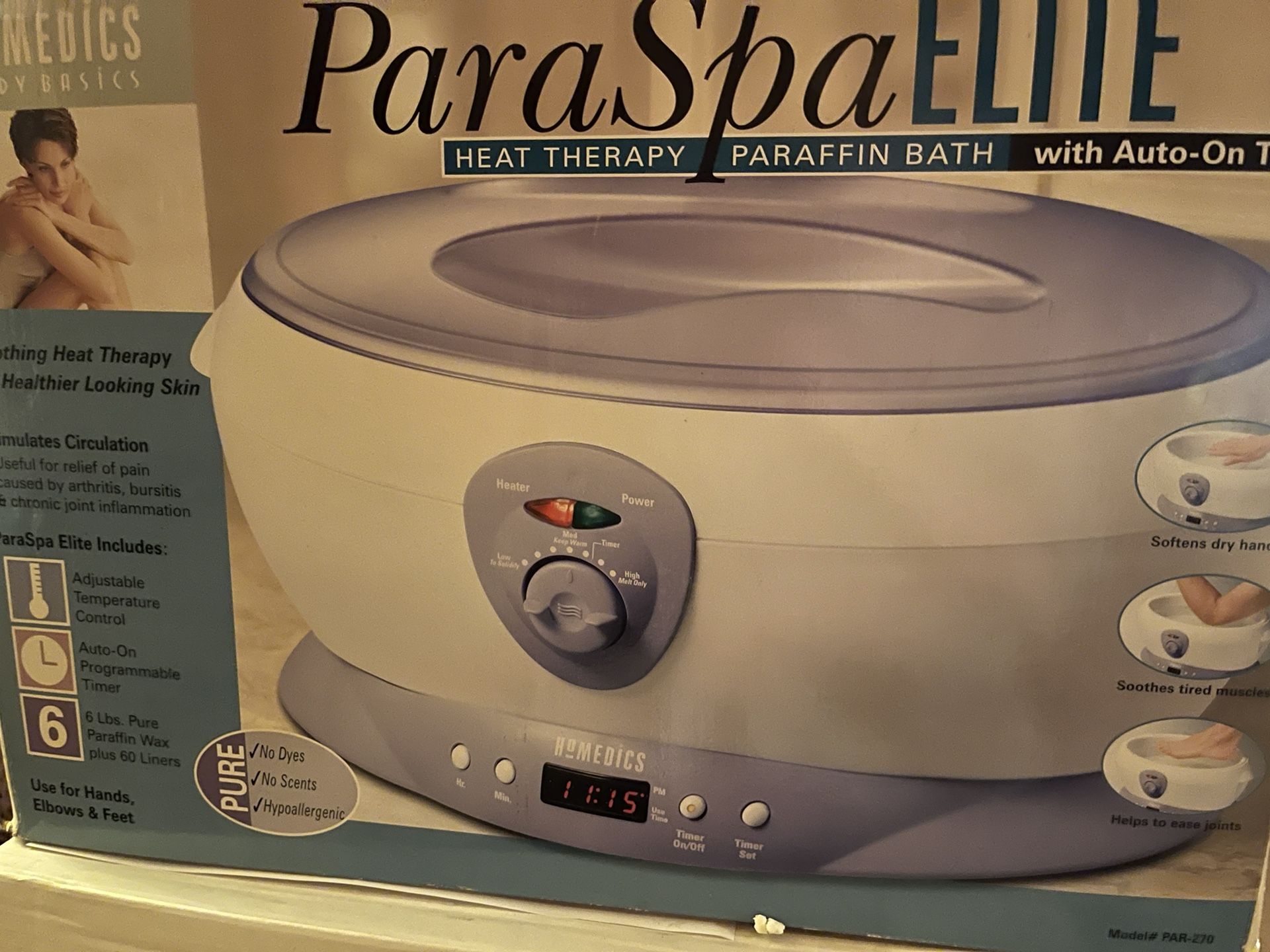 Homedics ParaSpa Elite Paraffin Bath