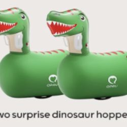2 Inflatable Bouncy Dinosaur