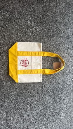 Trader Joe’s Yellow Mini Canvas Tote Bag