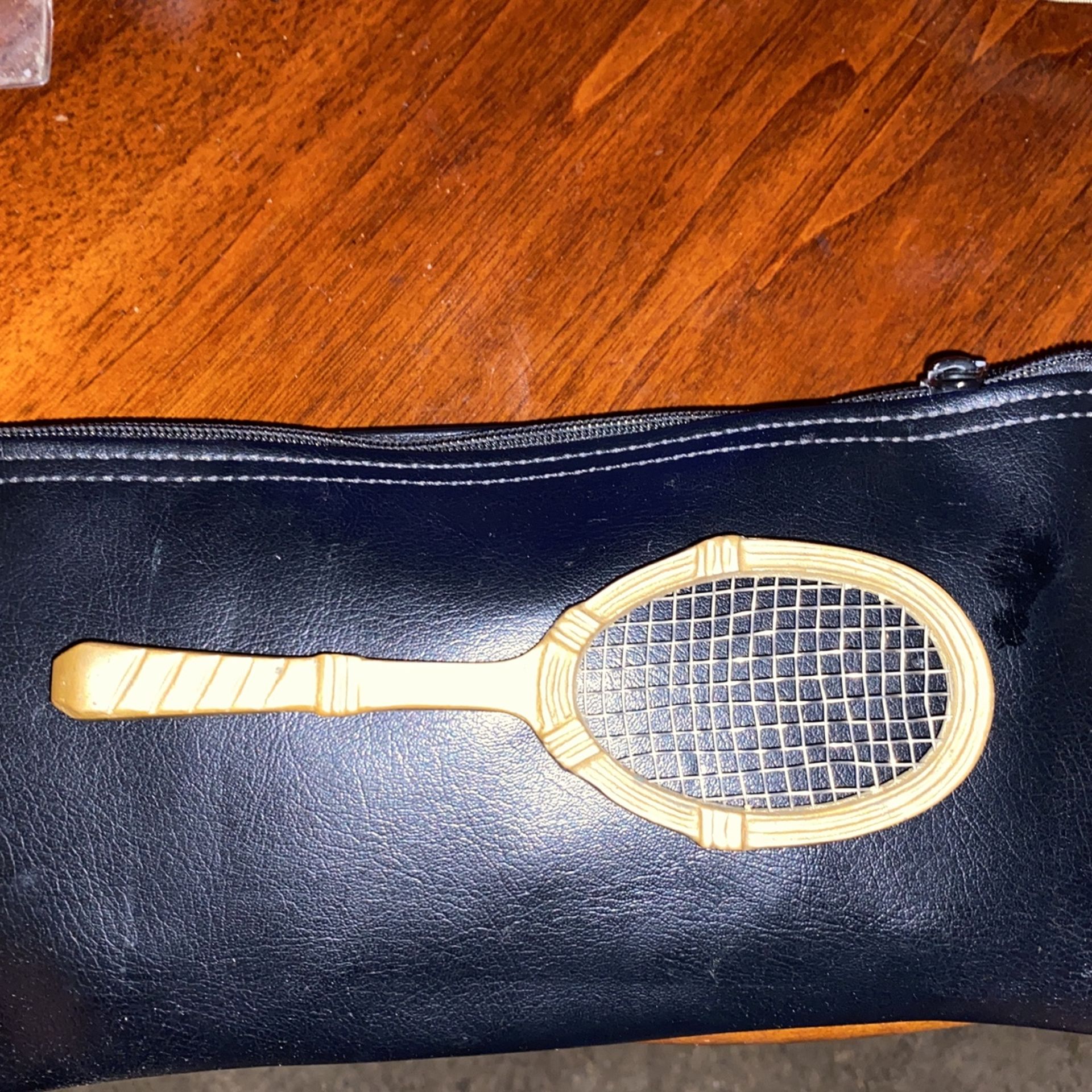 Vintage, Tennis Racket, Paperweight,(Solid Brass)