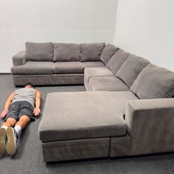Bonaterra Charcoal Gray Sectional Couch - Can Deliver *clean af*