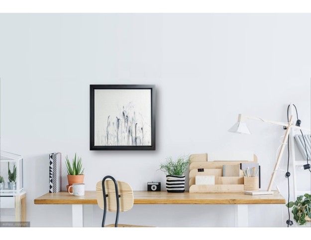 Minimalist framed original wall art | acrylic on canvas | home & room decor | "travel i"