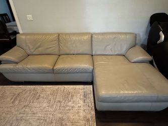 Italian leather couch